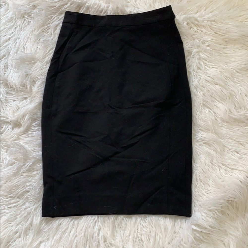 Black Pencil Diane von Furstenberg Skirt Sz 8 - Picture 5 of 8